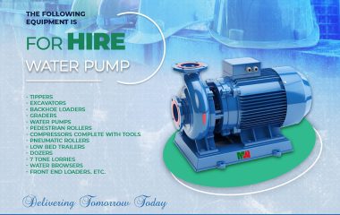 Water Pump for hire